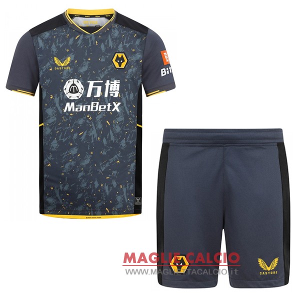 nuova seconda divisione magliette wolves set completo uomo 2021-2022