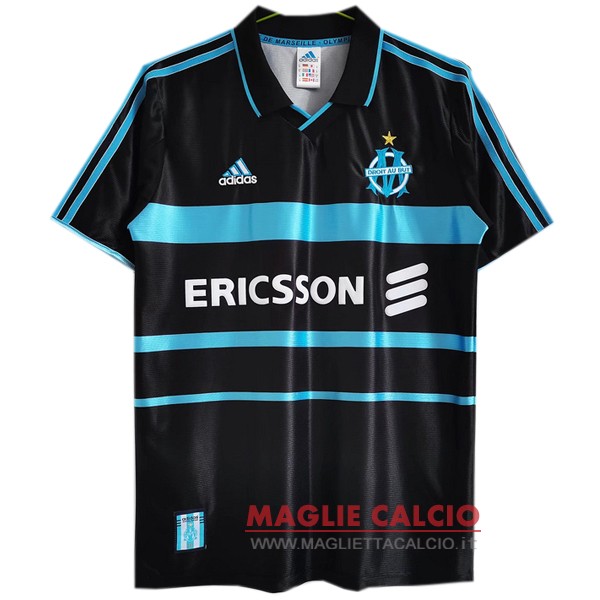 nuova seconda divisione magliette marseille retro 1990-1991