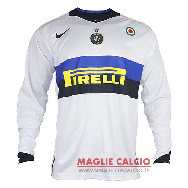 nuova seconda divisione magliette manica lunga inter milan retro 2005 2006