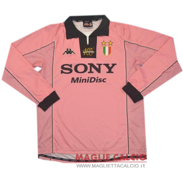 nuova prima magliette manica lunga juventus retro 1997-1998