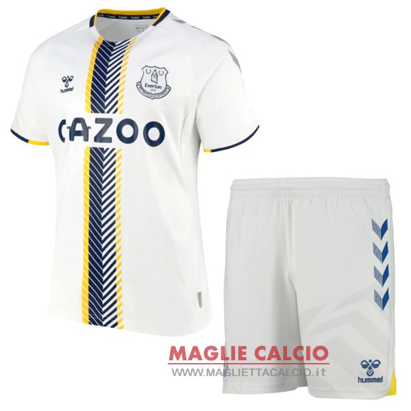 nuova terza magliette everton set completo bambino 2021-2022