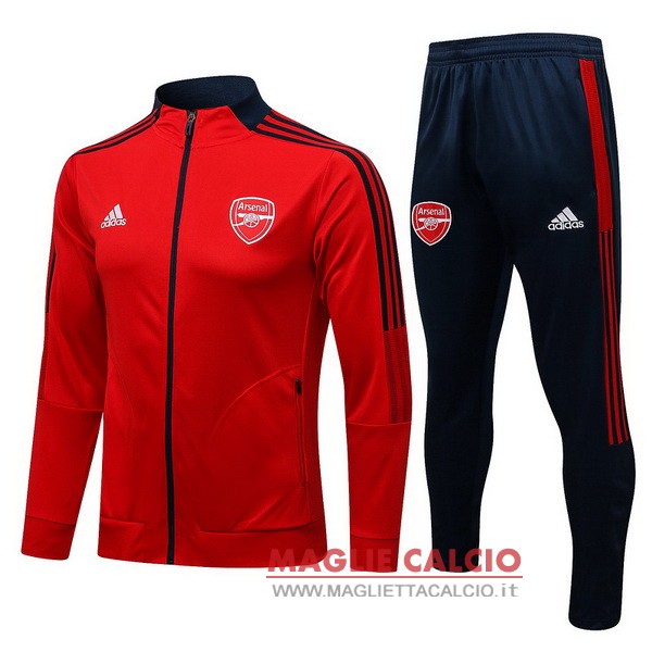 nuova arsenal insieme completo I rosso nero giacca 2021-2022