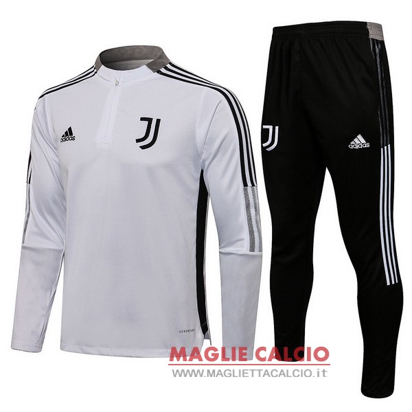 nuova juventus set completo bianco I nero giacca 2021-2022