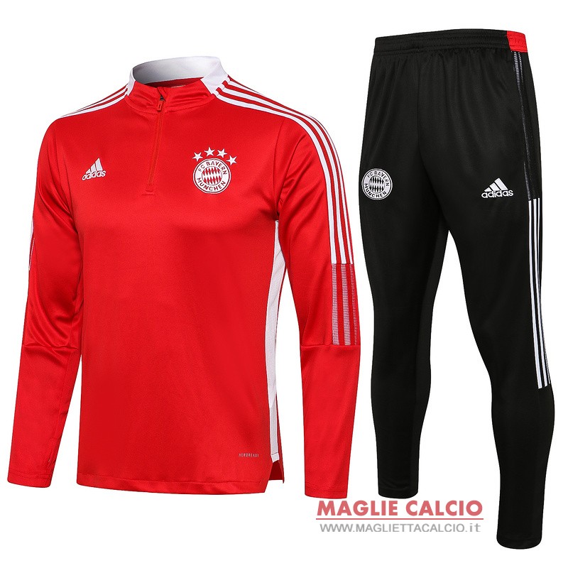 nuova bayern munich insieme completo I rosso nero bianco giacca 2020-2021