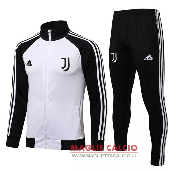 nuova juventus set completo bianco II nero giacca 2021-2022