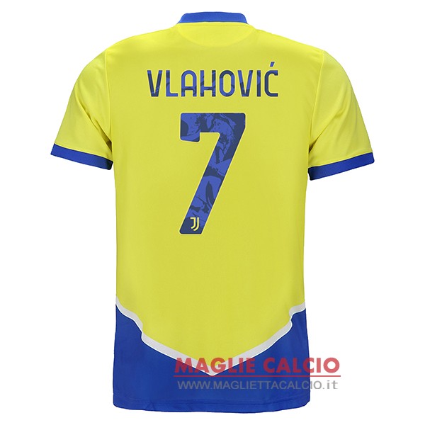 nuova maglietta juventus 2021-2022 de Vlahović 7 terza