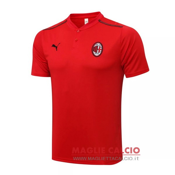 ac milan rosso magliette polo nuova 2021-2022