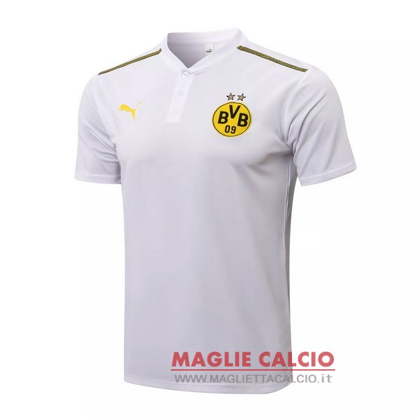 borussia dortmund bianco magliette polo nuova 2021-2022