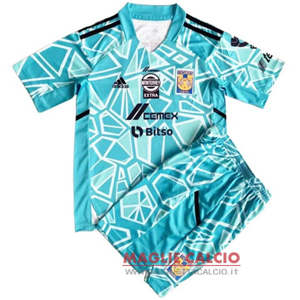 tailandia nuova divisione magliette portiere tigres set completo uomo 2022-2023 blu
