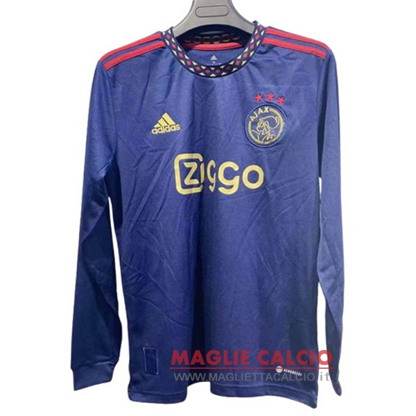 nuova seconda magliette ajax mancia lunga 2022-2023