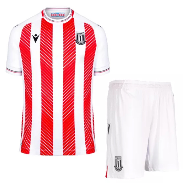 nuova prima magliette stoke city set completo bambino 2022-2023