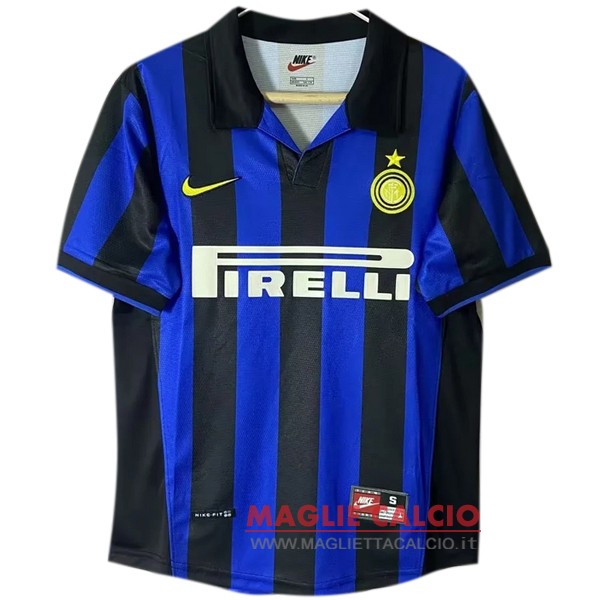 nuova prima magliette inter milan retro 1998-1999