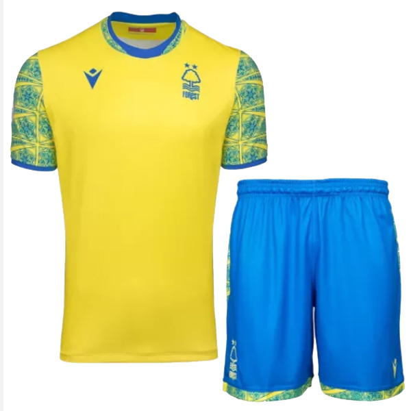 nuova seconda magliette nottingham forest set completo bambino 2022-2023