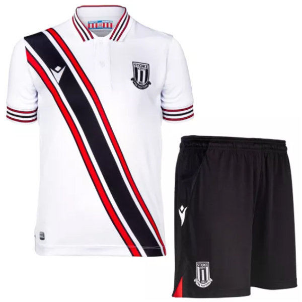 nuova seconda magliette stoke city set completo bambino 2022-2023