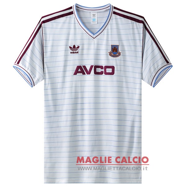 nuova seconda magliette west ham retro 1986