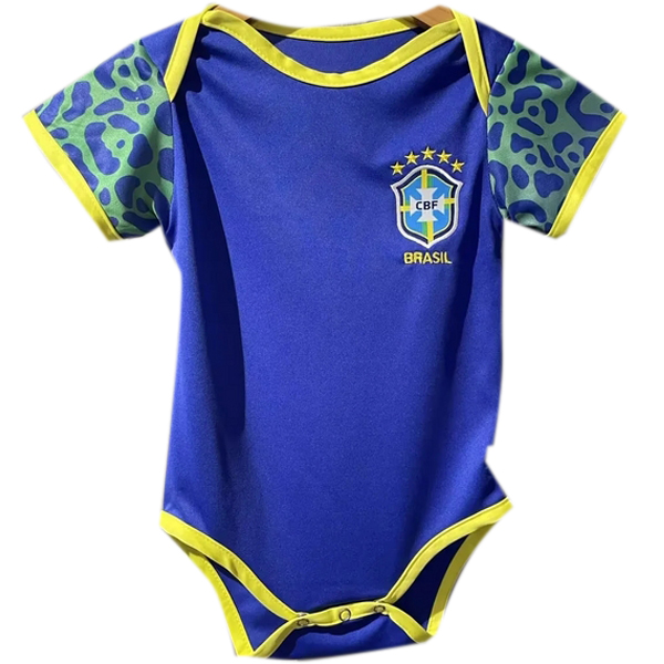 nuova seconda magliette brasile tutine bambino 2022-2023