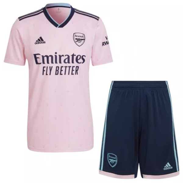 nuova terza magliette arsenal set completo bambino 2022-2023