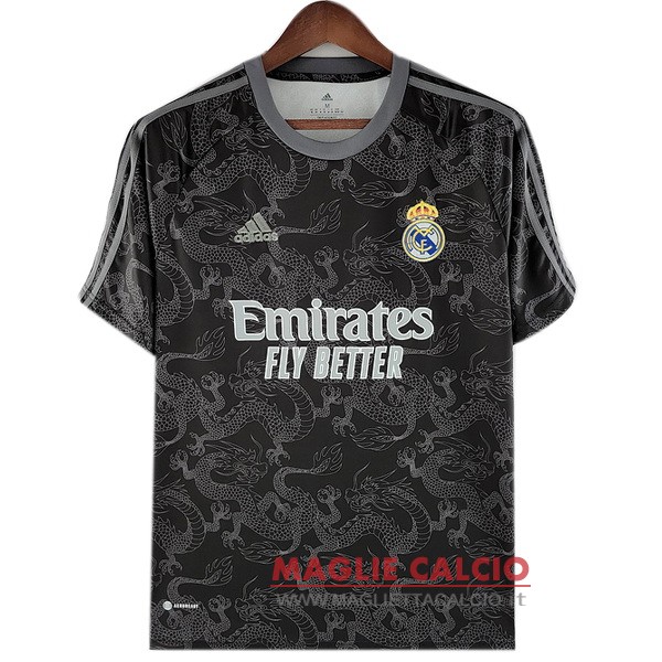 tailandia nuova speciale divisione magliette real madrid 2022-2023 nero