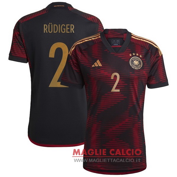 nuova magliette nazionale germania coppa del mondo 2022 Rüdiger 2 seconda