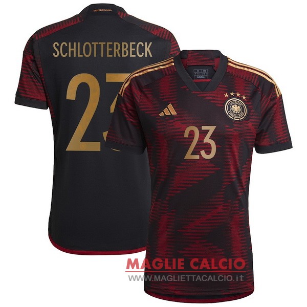 nuova magliette nazionale germania coppa del mondo 2022 Schlotterbeck 23 seconda