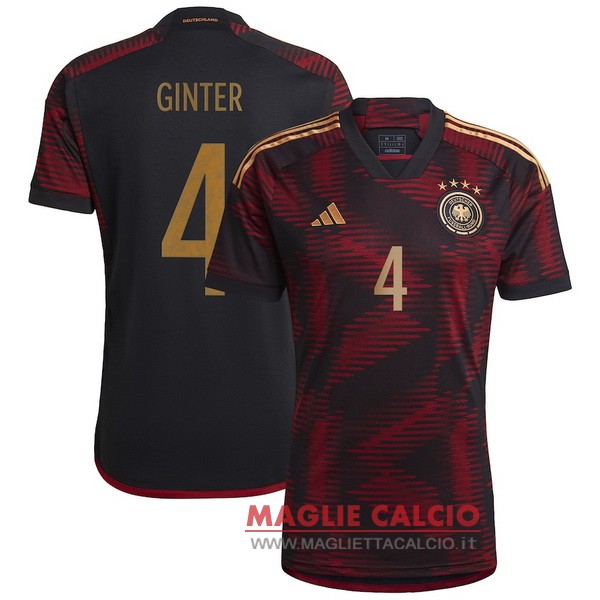 nuova magliette nazionale germania coppa del mondo 2022 Ginter 4 seconda