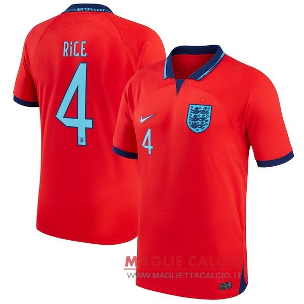 nuova magliette nazionale belgio coppa del mondo 2022 Rice 4 seconda