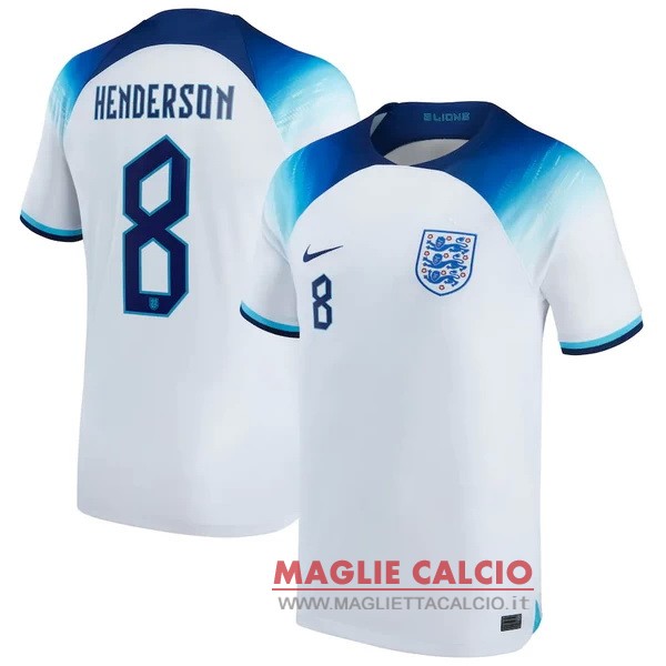nuova magliette nazionale belgio coppa del mondo 2022 Henderson 8 Prima