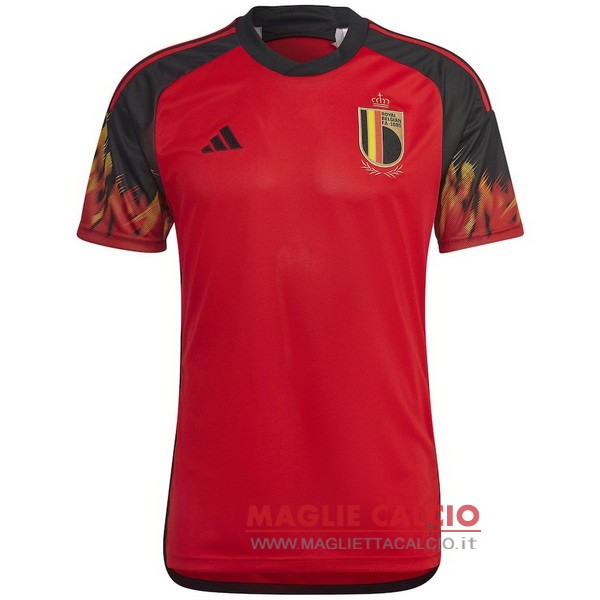 nuova prima magliette nazionale belgio coppa del mondo 2022