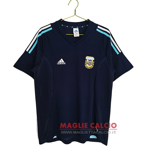 nuova seconda divisione magliette argentina retro 2002 blu