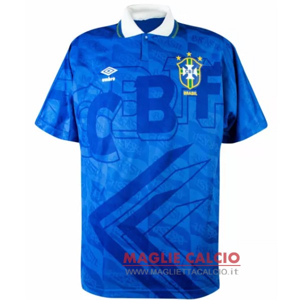 seconda magliette nazionale brasile retro 1991-1993