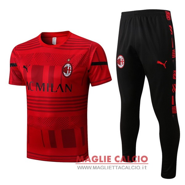 nuova formazione set completo divisione magliette ac milan 2022-2023 I grigio