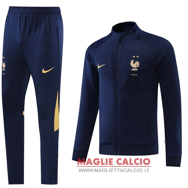 nuova france insieme completo blu navy giacca 2022
