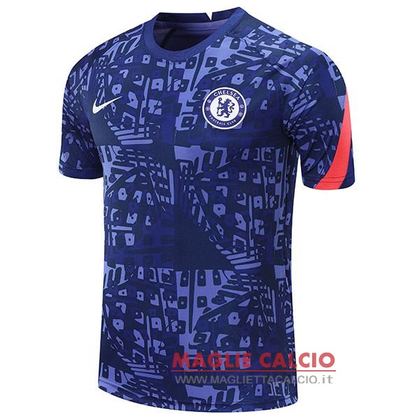 nuova magliette chelsea formazione 2021-2022 blu