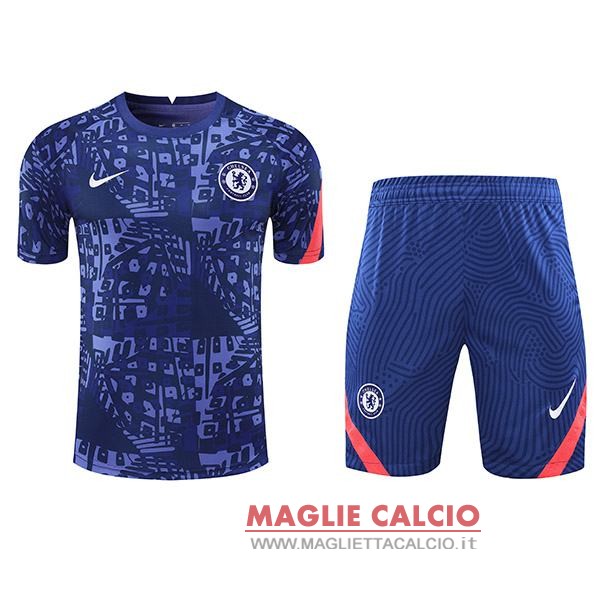 nuova formazione insieme completo divisione magliette chelsea 2021-2022 I blu