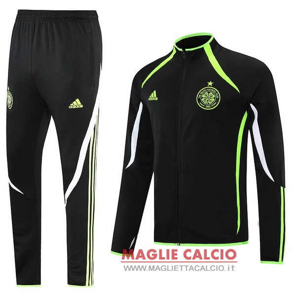 nuova celtic set completo nero giacca 2021-2022