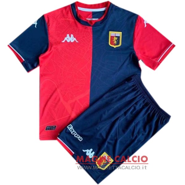 nuova prima set completo magliette Genoa bambino 2021-2022