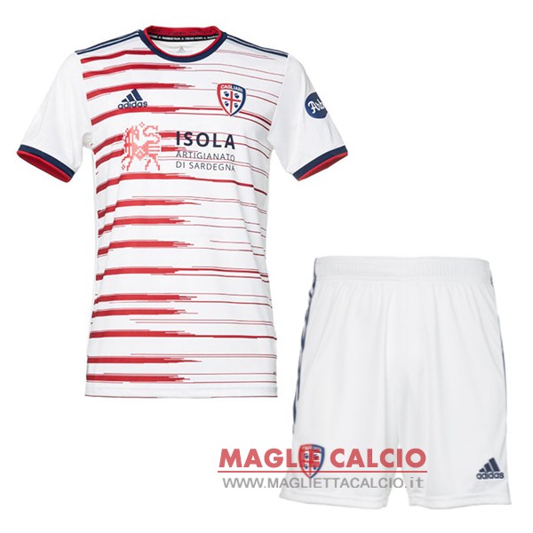 nuova seconda divisione magliette cagliari calcio set completo uomo 2021-2022