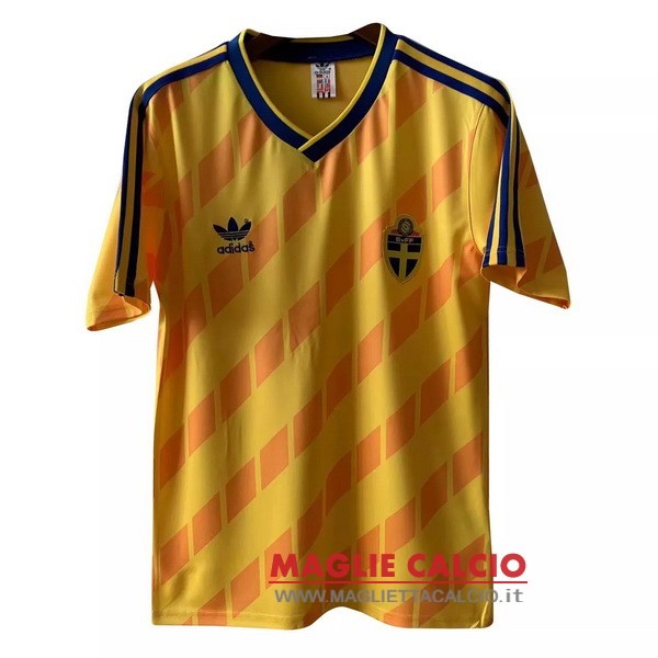 nuova prima magliette svezia retro 1998