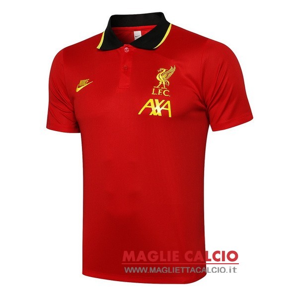 liverpool rosso giallo magliette polo nuova 2021-2022