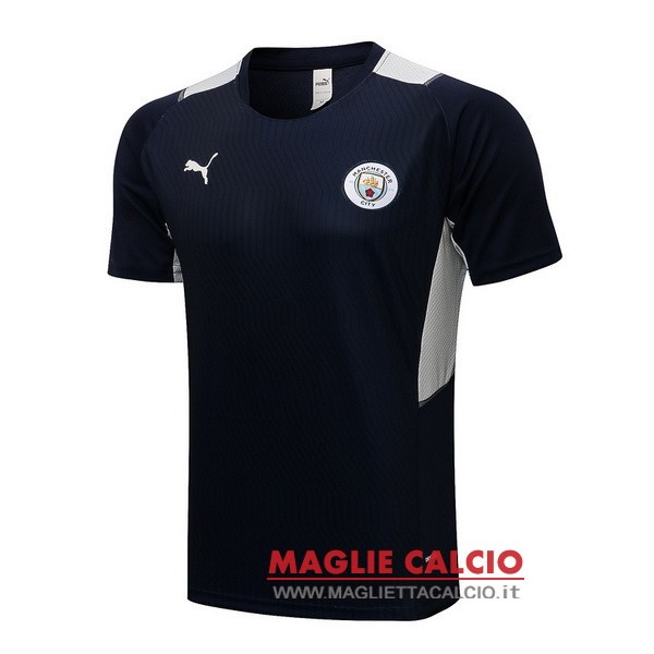 nuova formazione divisione magliette manchester city 2021-2022 blu navy