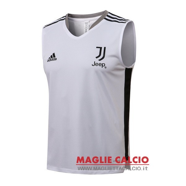 nuova formazione senza maniche divisione magliette juventus 2021-2022 grigio bianco