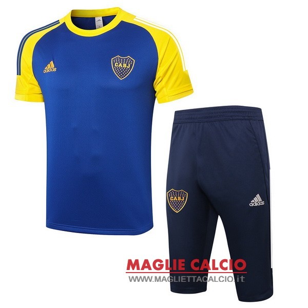 nuova formazione set completo divisione magliette Boca Juniors 2021-2022 blu