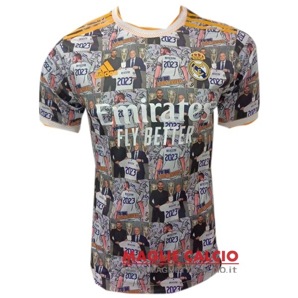 nuova speciale giocatori divisione magliette real madrid 2021-2022 grigio