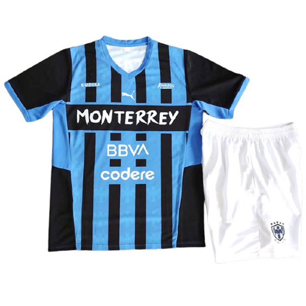 nuova terza maglietta monterrey bambino 2021-2022