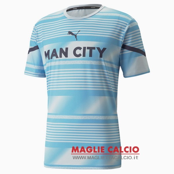 nuova Previo al partido divisione magliette manchester city 2022-2023