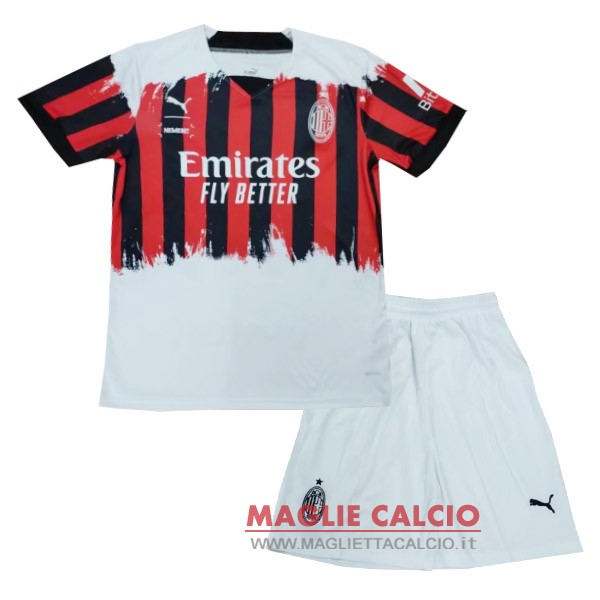 nuova Cuarta magliette ac milan set completo bambino 2021-2022