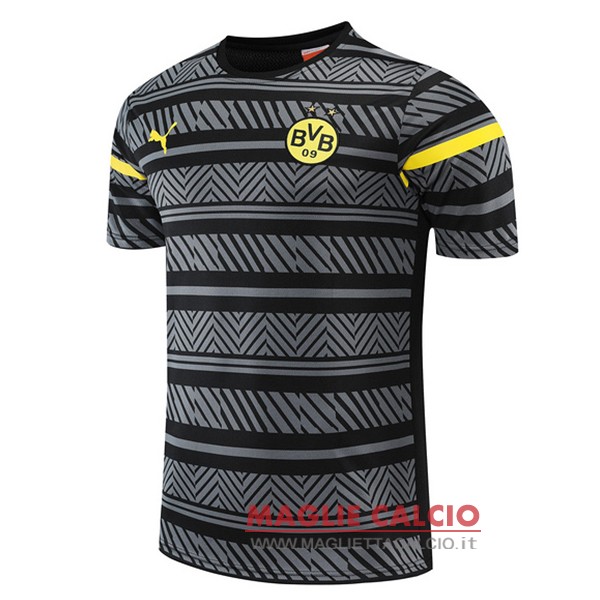 nuova formazione divisione magliette borussia dortmund 2022-2023 grigio I giallo