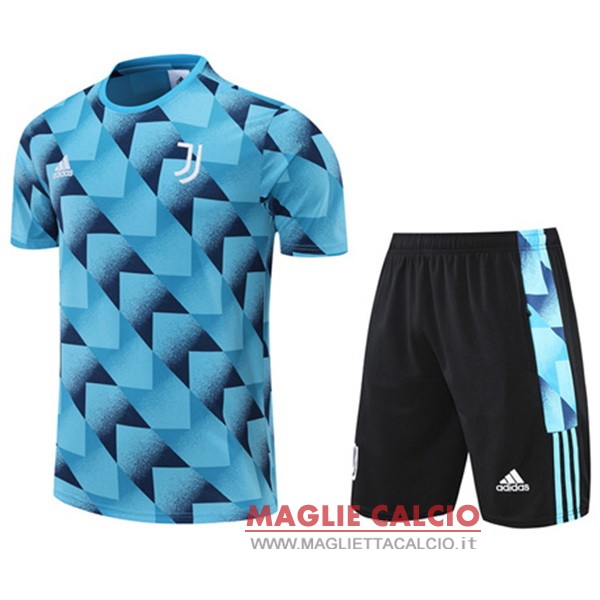 nuova formazione set completo divisione magliette juventus 2022-2023 blu nero