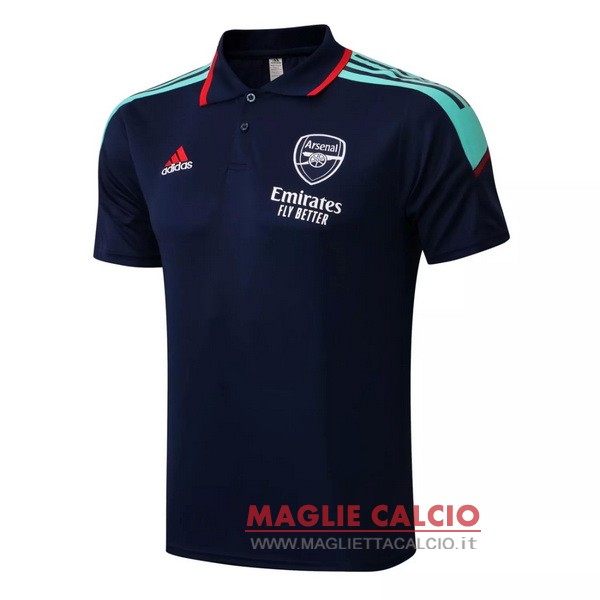 arsenal blu navy verde magliette polo nuova 2022-2023