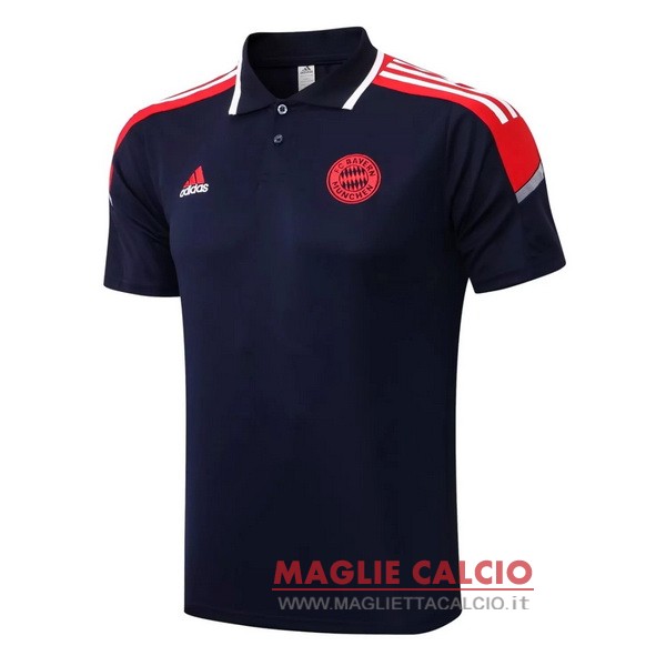 bayern munich nero rosso magliette polo nuova 2022-2023